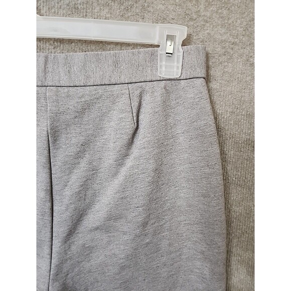 J Jill Ponte Knit Slim Leg Pants Womens M Beige Pull On Elastic Waist Stretch - Picture 5 of 8